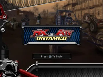 MX vs. ATV Untamed screen shot title